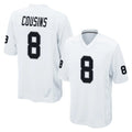 Johmsee LV.Raiders #8 Kirk Cousins Player White Home Game Stitched Jerseys