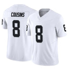 Johmsee LV.Raiders #8 Kirk Cousins Player White Limited Vapor F.U.S.E. Home Game Stitched Jerseys