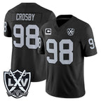 Johmsee LV.Raiders #98 Maxx Crosby Player Black 2026 Vapor Limited Home Game Stitched Jerseys
