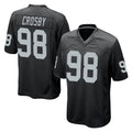 Johmsee LV.Raiders #98 Maxx Crosby Player Black Home Game Stitched Jerseys
