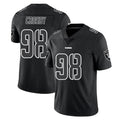 Johmsee LV.Raiders #98 Maxx Crosby Player Black Limited Black Impact Home Game Stitched Jerseys