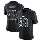 Johmsee LV.Raiders #98 Maxx Crosby Player Black Limited Black Impact Home Game Stitched Jerseys