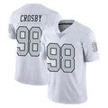 Johmsee LV.Raiders #98 Maxx Crosby Player White Limited Color Rush Home Game Stitched Jerseys