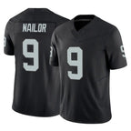 Johmsee LV.Raiders #9 Jalen Nailor Player Black Limited Vapor F.U.S.E. Home Game Stitched Jerseys