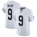 Johmsee LV.Raiders #9 Jalen Nailor Player White Limited Vapor Untouchable Home Game Stitched Jerseys