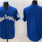 Los Angeles Dodgers Blank Blue 2025 LA Gothic Style With Fernando Patch Vapor Premier Limited Stitched Baseball Jersey