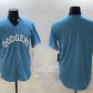 Los Angeles Dodgers Blank Light Blue Limited Stitched Baseball Jersey