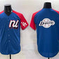 Los Angeles Dodgers National League Team Big Logo Blue Red Alternate 2025 All-Star Edition Limited Stitched Baseball Jersey