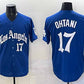 Los Angeles Dodgers #17 Shohei Ohtani Blue 2025 LA Gothic Style With Fernando Patch Vapor Premier Limited Stitched Baseball Jersey
