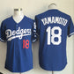 Los Angeles Dodgers #18 Yoshinobu Yamamoto Royal Limited Stitched Baseball Jersey