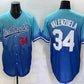 Los Angeles Dodgers #34 Fernando Valenzuela Blue 2025 City Connect Limited Stitched Baseball Jersey