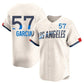 Los Angeles Dodgers #57 Luis Garcia Cream City Connect Limited Stitched Baseball Jersey
