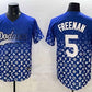 Los Angeles Dodgers #5 Freddie Freeman Blue Limited Stitched Baseball Jersey