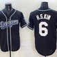 Los Angeles Dodgers #6 H.S.Kim Black Cool Base Stitched Baseball Jersey