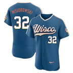 Johmsee M.Brewers #32 Jacob Misiorowski Player Blue 2026 City Connect Home Limited Elite Stitched Jerseys