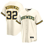 Johmsee M.Brewers #32 Jacob Misiorowski Player Cream Home Game Stitched Jerseys