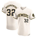 Johmsee M.Brewers #32 Jacob Misiorowski Player Cream Home Limited Elite Stitched Jerseys