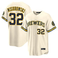 Johmsee M.Brewers #32 Jacob Misiorowski Player Cream Home Limited Stitched Jerseys