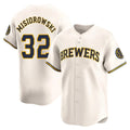 Johmsee M.Brewers #32 Jacob Misiorowski Player Cream Limited Game Stitched Jerseys