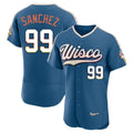 Johmsee M.Brewers #99 Gary Sanchez Player Blue 2026 City Connect Home Limited Elite Stitched Jerseys