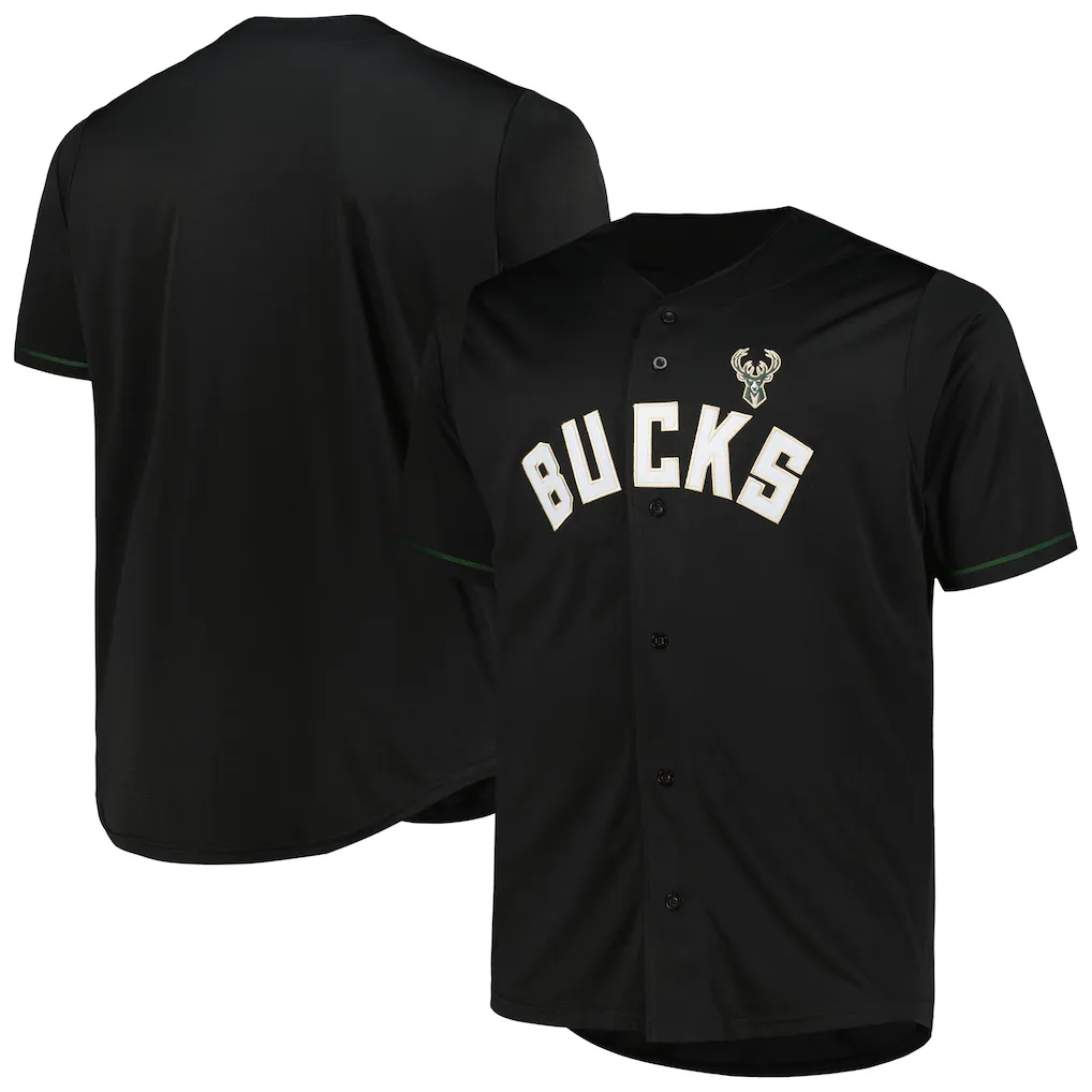Johmsee M.Bucks Profile Black Big & Tall Pop Jerseys