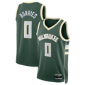 Johmsee M.Bucks #0 Brayden Burries Hunter Green Swingman Jerseys - Icon Edition
