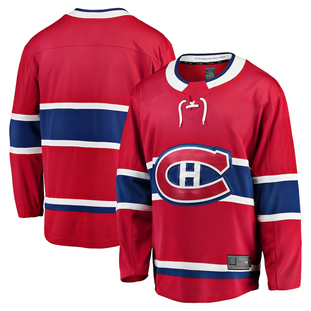 Johmsee M.Canadiens Red Breakaway Home Jerseys