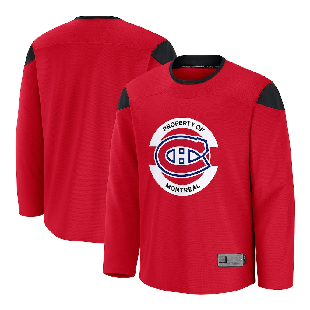 Johmsee M.Canadiens Red Practice Jerseys