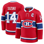 Johmsee M.Canadiens #14 Nick Suzuki Red Home Premium Jerseys