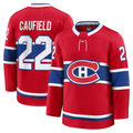 Johmsee M.Canadiens #22 Cole Caufield Red Home Premium Jerseys