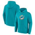 Johmsee M.Dolphins Aqua LOGO Pullover Hoodies Limited Blank Player Stitched Jerseys