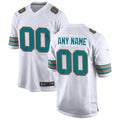 Johmsee Custom M.Dolphins Game Secondary Alternate Stitched Jerseys