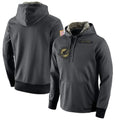 Johmsee M.Dolphins Gray Pullover Hoodies Limited Blank Player Stitched Jerseys