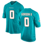 Johmsee M.Dolphins #0 Ollie Gordon II Player Aqua Home Game Stitched Jerseys