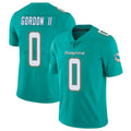Johmsee M.Dolphins #0 Ollie Gordon II Player Aqua Limited Vapor Untouchable Home Game Stitched Jerseys