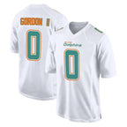 Johmsee M.Dolphins #0 Ollie Gordon II Player White Fashion Home Game Stitched Jerseys