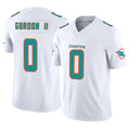 Johmsee M.Dolphins #0 Ollie Gordon II Player White Limited Vapor F.U.S.E. Home Game Stitched Jerseys