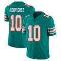 Johmsee M.Dolphins #10 Jacob Rodriguez Player Aqua Limited Alternate Vapor Untouchable Home Game Stitched Jerseys