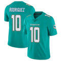 Johmsee M.Dolphins #10 Jacob Rodriguez Player Aqua Limited Vapor Untouchable Home Game Stitched Jerseys