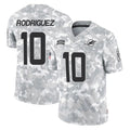 Johmsee M.Dolphins #10 Jacob Rodriguez Player Arctic Camo Salute To Service Limited Game Stitched Jerseys