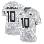 Johmsee M.Dolphins #10 Jacob Rodriguez Player Arctic Camo Salute To Service Limited Game Stitched Jerseys