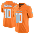 Johmsee M.Dolphins #10 Jacob Rodriguez Player Orange Limited Home Game Stitched Jerseys