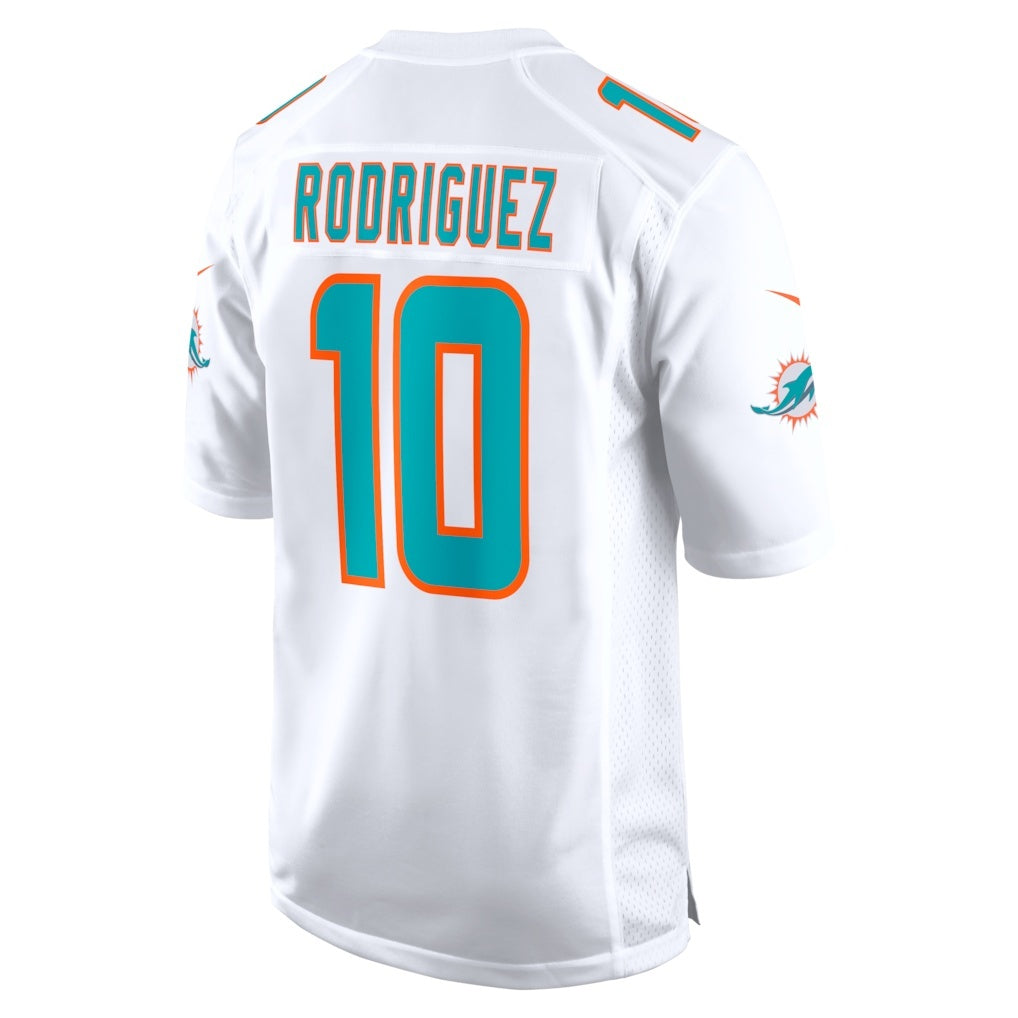 Johmsee M.Dolphins #10 Jacob Rodriguez White Game Stitched Jerseys