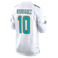 Johmsee M.Dolphins #10 Jacob Rodriguez White Game Stitched Jerseys