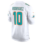 Johmsee M.Dolphins #10 Jacob Rodriguez White Game Stitched Jerseys