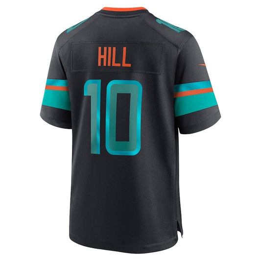 M.Dolphins #10 Tyreek Hill 2025 Rivalries Collection Game Jersey - Pitch Blue Stitched American Football Jerseys