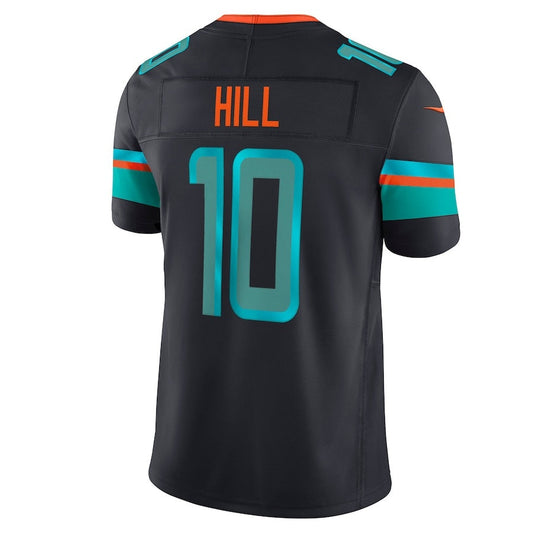 M.Dolphins #10 Tyreek Hill 2025 Rivalries Collection Limited Jersey - Pitch Blue Stitched American Football Jerseys