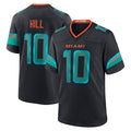 Johmsee M.Dolphins #10 Tyreek Hill Player Blue Rivalries Collection Game Stitched Jerseys