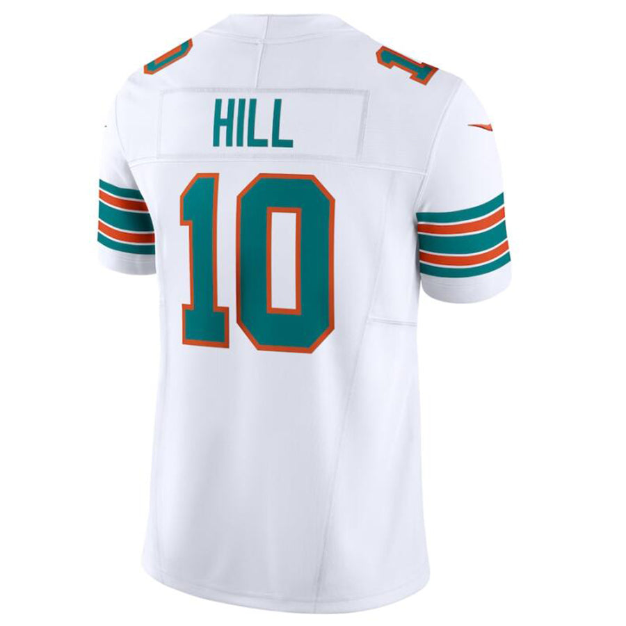 JohmseeM.Dolphins #10 Tyreek Hill White Vapor F.U.S.E. Limited Jersey American Stitched Stitched Jerseys