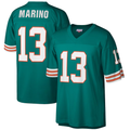 Johmsee M.Dolphins #13 Dan Marino Mitchell & Ness Aqua Big & Tall 1984 Retired Player Replica Stitched Jerseys